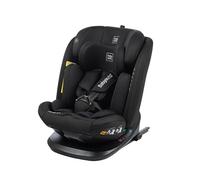 BABYAUTO - Silla de coche CARIO iFix 40-150 Centímetros i-Size - Isofix + Top Tether - Giro 360° - A contramarcha hasta 105 Centímetros - 4 reclinados - Reposacabezas 17 posiciones (Black Cross)