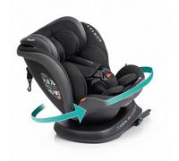 BABYAUTO - Silla de Coche Rodia Plus i-Size (0-12 Años, 40-150 cm, 0-36kg) - A Contramarcha hasta 105 cm - Rotación 360° - ISOFIX - Protección Lateral - Reclinable y Evolutiva - Stone Grey