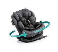 BABYAUTO - Silla de Coche TORNA i-Size (40-150 cm, 0-36 kg) - Giratoria 360° - A Contramarcha hasta 18 kg - ISOFIX con Top Tether - Protección Lateral - Stone Grey