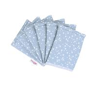 Babybay 100869 - Babynest Ultrafresh Piqué Suitable for Model Original, Azure Stars White, 280 g, Unisex