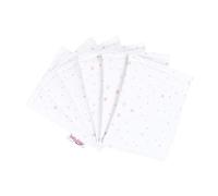 Babybay 100870 - Babynest Ultrafresh Piqué Suitable for Model Original, White Starsmix Sand/Berry, 280 g, Unisex