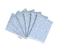 Babybay 160869 - Babynest Ultrafresh Piqué Suitable for Model Maxi, BoXSpring, Comfort, Midi and Comfort Plus, Azure Stars White, 320 g, Unisex