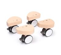 Babybay - Juego de ruedas especiales con protección contra golpes para todos los modelos, natural sin tratar