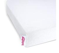 Babybay sábana bajera jersey deluxe de dos unidades para el modelo Original, blanco, 81 x 43 cm (2 unidades)