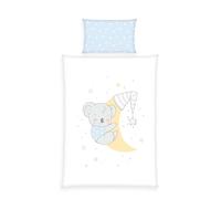 Babybest - Juego de Cama para niños, diseño de Koala, Funda de Almohada de 40 x 60 cm Aprox., Funda nórdica de 100 x 135 cm Aprox., con Botones, 100% algodón