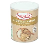 Babybio 3 Céréales Nature Riz Blé Avoine 8+ Mois 250 g
