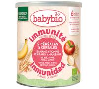 Babybio 5 Cereales con Frutas +6m 220 gr