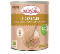 Babybio - 5 Cereales Nature - 220 G - Desde 6 Meses - Bio