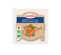 Babybio Buenas Noches Buenas Noches Huerto Orgánico de Batata Rubia 15 Meses 260 g