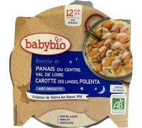 Babybio Buenas Noches Dulces Noches Zanahoria y Arroz de Chirivías Del Valle Del Loira 230 g