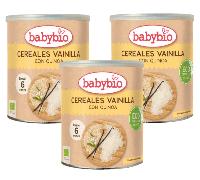 Babybio Cereales con Vainilla y Quinoa +6m 3x220 gr