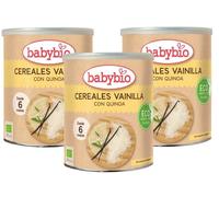 Babybio Cereales en Polvo Vainilla y Quinoa +6m 3x220 gr