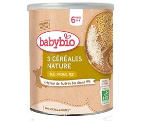 BabyBio Cereales para tomar en frío - 3 de 250 gr. (Total: 750 gr.)