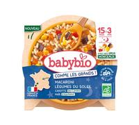 BabyBio Como Los Grandes Macarrones & Verduras Secas 200 g