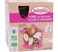 Babybio Flor de Naranja Pera 6M 4X90G