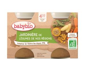 Babybio Huerta Orgánica en 4 Meses 2 X130 g