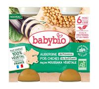 Babybio Moussaka Vegetal Ecológica Berenjenas Garbanzos Tomates 400g