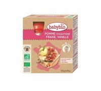 Babybio My Fruits Calabaza Manzana Fresa Vainilla Orgánico 6 Meses 4 X90 g