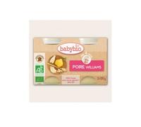 Babybio Organic Pear Jars en 4 Meses 2 X130 g