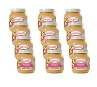 Babybio - Potito De Fruta Bio - Melocoton-Manzana 130G - Desde 4 Meses