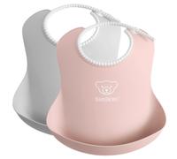 BabyBjörn Baberos Gris/ Rosa Pastel 2 uds