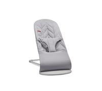 BabyBjörn Bouncer Bliss - Colcha tejida con diseño de pétalos, color gris claro
