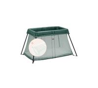 BabyBjörn Cuna de Viaje Light, con Sábana Ajustable para Cuna de Viaje Light, Verde Oscuro