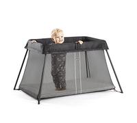 BabyBjörn Cuna de Viaje Light, con Sábana Ajustable para Cuna de Viaje Light, Negro