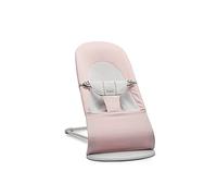 BabyBjörn Hamaca Balance Soft, Algodón/Jersey, Rosa claro/Gris