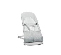 BabyBjörn Hamaca Balance Soft, Malla, Plata/Blanco