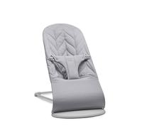 BabyBjörn Hamaca Bliss, Tejido, Acolchado pétalo, Gris claro