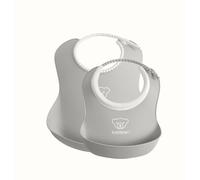 BabyBjörn Juego de Baberos 2 uni, Gris
