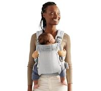 BABYBJÖRN Mochila Porta Bebé Harmony, 3D Malla, Plata