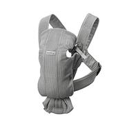 BABYBJÖRN Mochila Porta Bebé Mini, 3D Mesh, Gris