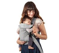 BABYBJÖRN Mochila Porta Bebé Mini, 3D Mesh, Gris | Para recién nacidos, de 0 a 12 meses (3,2-11 kg), ergonómica y fácil de usar