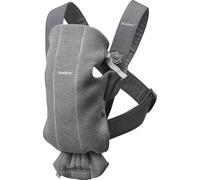 BabyBjörn Mochila Porta Bebé Mini, Jersey 3D, Gris oscuro
