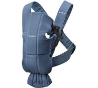 BabyBjörn Mochila Porta Bebé Mini, Tejido, Indigo vintage