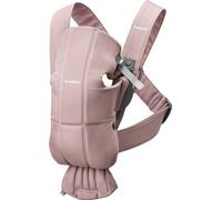 BabyBjörn Mochila Porta Bebé Mini, Tejido, Rosa palo