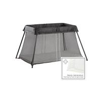 BabyBjörn Travel - Paquete de sábanas bajeras para Cuna de Viaje, Color Negro Claro
