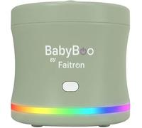 BABYBOO Calentador de biberón portátil - Calentador de biberón y alimentos para bebés con batería, control a través de aplicación, calentamiento rápido 70 W, anillo LED, hasta 45 °C, bandeja extraíble
