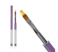 Babyboomer - Pincel de gel para uñas de gel suaves y ultrafinas, especialmente diseñado para la moderna técnica de baby boomers, para modelado creativo en casa · Lynis-Nailshop.de