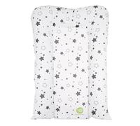 babyCalin Cambiador Copos de nieve Gris Estrellas 50 x 70 cm