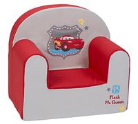 Babycalin Sessel Sillón Derecho Cars, Poliuretano, Rojo, 1 Unidad (Paquete de 1)