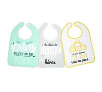babyCalin Set de 3 Baberos