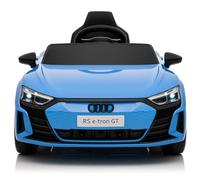 BabyCar Audi RS E-Tron | Coche Electrico para Niños 12V con 2 Motores 25W | Carro Electrico Infantil con Mando Parental, Puertas Abatibles, MP3/USB | Audi Oficial | Azul