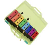 BABYCE Glockenspiel Resonador de Placa de Metal extraíble Glockenspiel Coloreado de 8 Notas con Instrumento de percusión de mazo