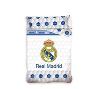 BABYCHISPITAS EDREDON NÓRDICO Real Madrid Escudo CENTRADO 180X260