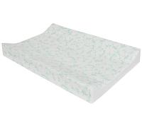 Babycurls Cambiador de pañales de PVC con lados curvados y bordes elevados para bebés desde el nacimiento hacia arriba, fácil de limpiar y resistente al agua, 69 x 45 x 8 cm, hojas verdes