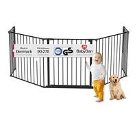 BABY DAN Flex XL - Black Garden Gate