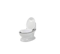 BabyDan Orinal de entrenamiento para niños con sonido de enjuague 100% libre de PVC Blanco/Gris